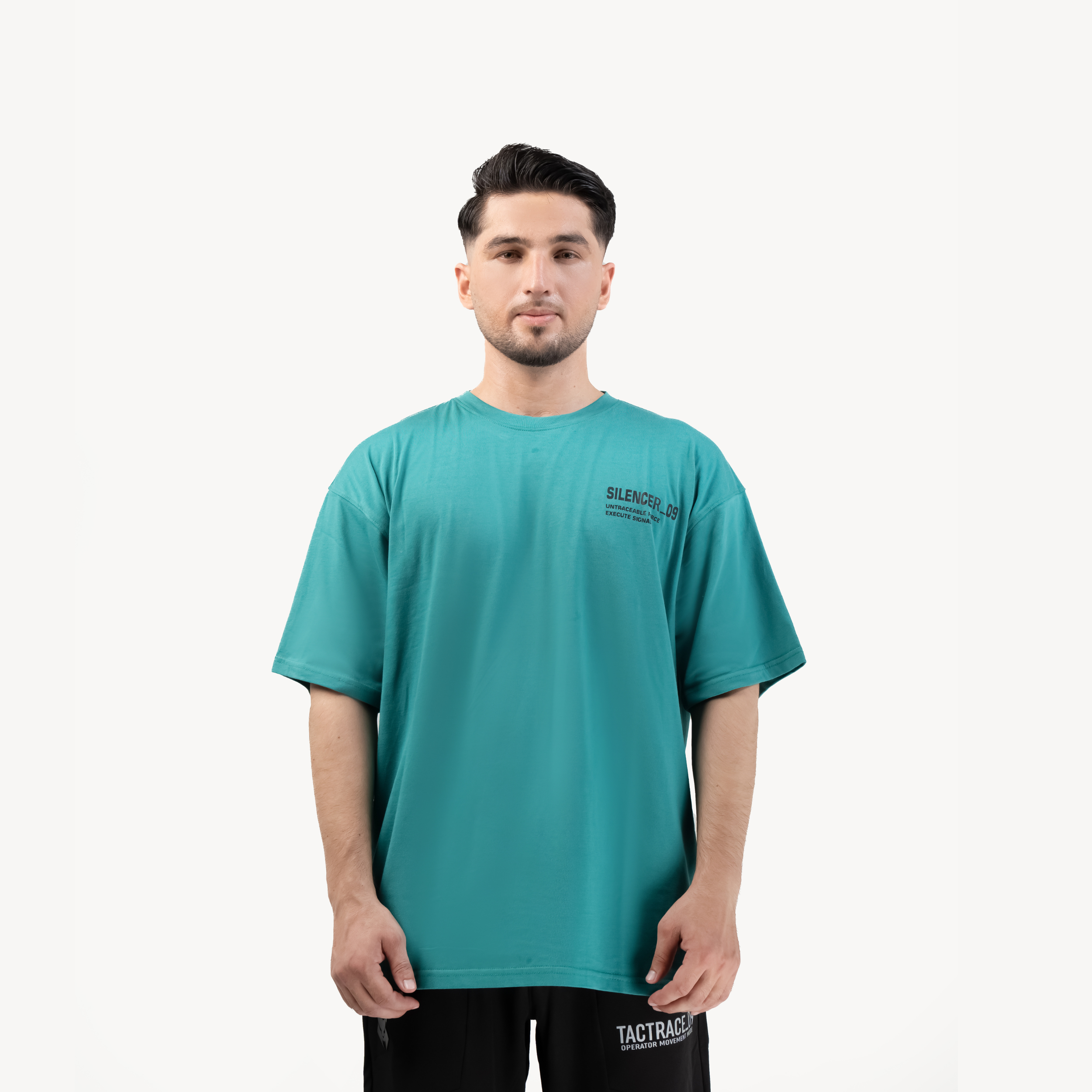 SILENCER 09 OVERSIZE TEE — ROUGE GREEN