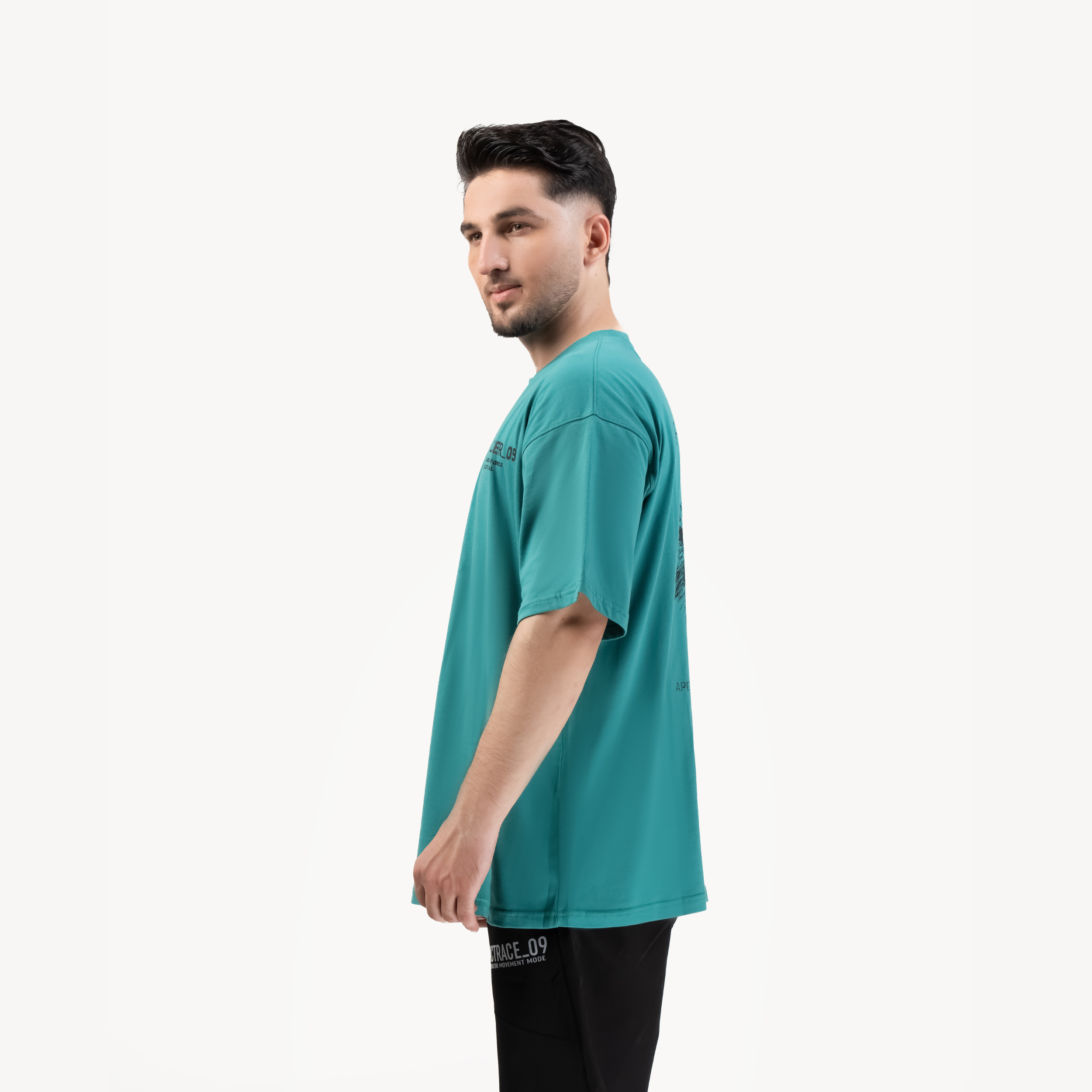 SILENCER 09 OVERSIZE TEE — ROUGE GREEN