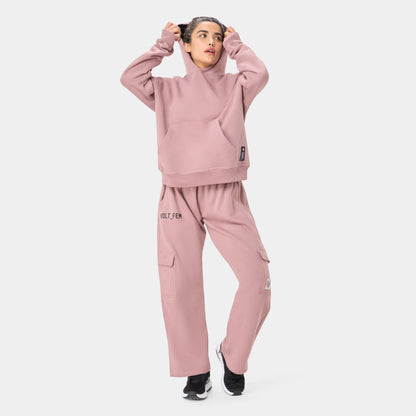 VOLTFEM_77 HOODIE — STORM ROSE