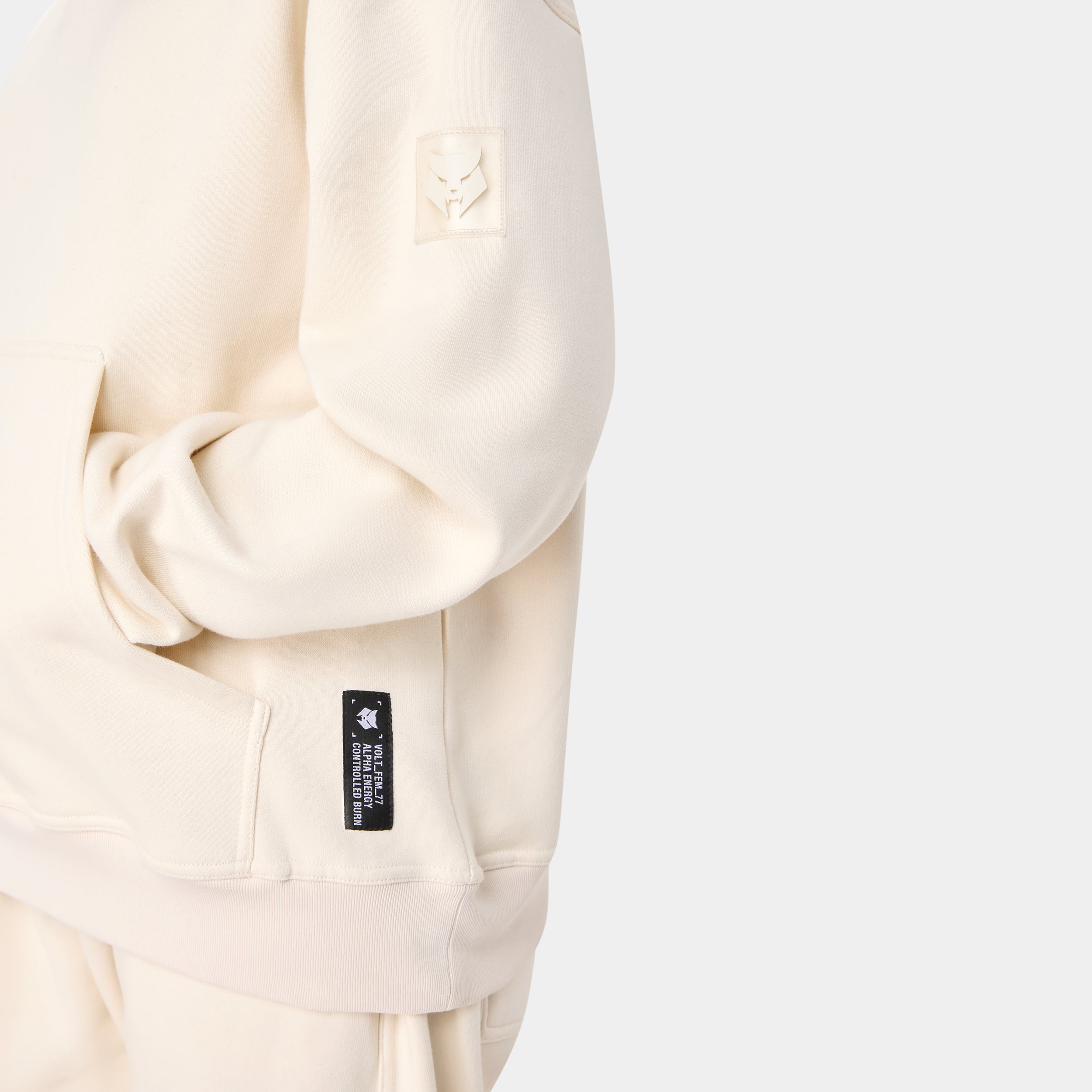 VOLTFEM_77 HOODIE — TACTICAL BEIGE — Additional angle (5)