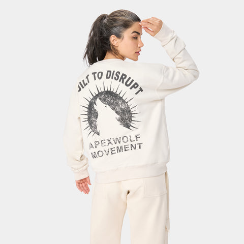 WOLFSTATE_99 CREWNECK — TACTICAL BIEGE