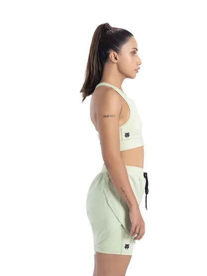 Zip Up Sports Bra