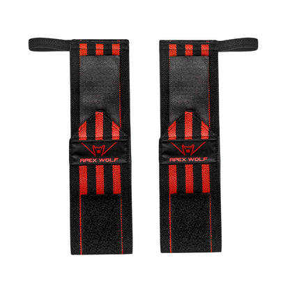 Battle Wrap Wrist Straps (Pair) - Red — alternate angle/detail