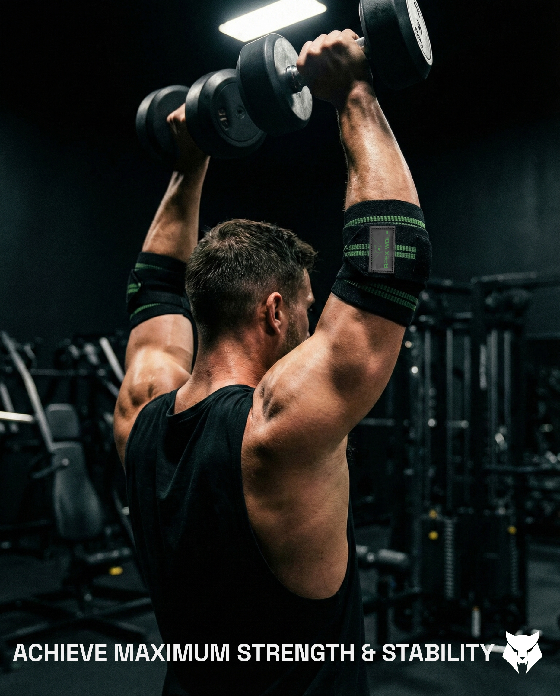 PowerLock Elbow Wraps (Pair) – Tactical Green