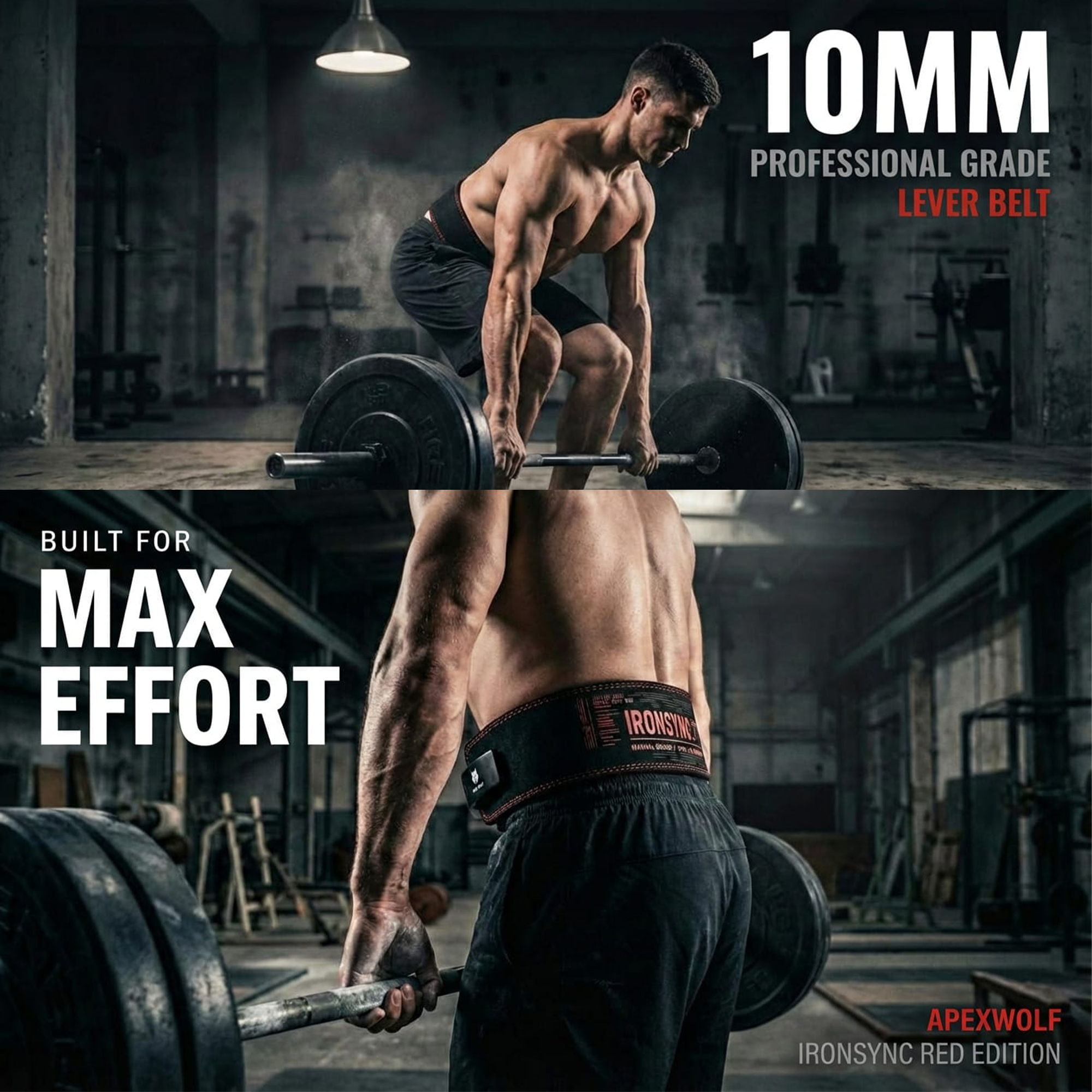 Alpha Power Lever Belt | Red