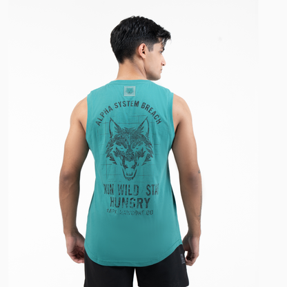 RAWLINE_00 VEST — ROUGE GREEN