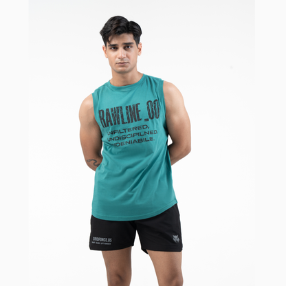 RAWLINE_00 VEST — ROUGE GREEN