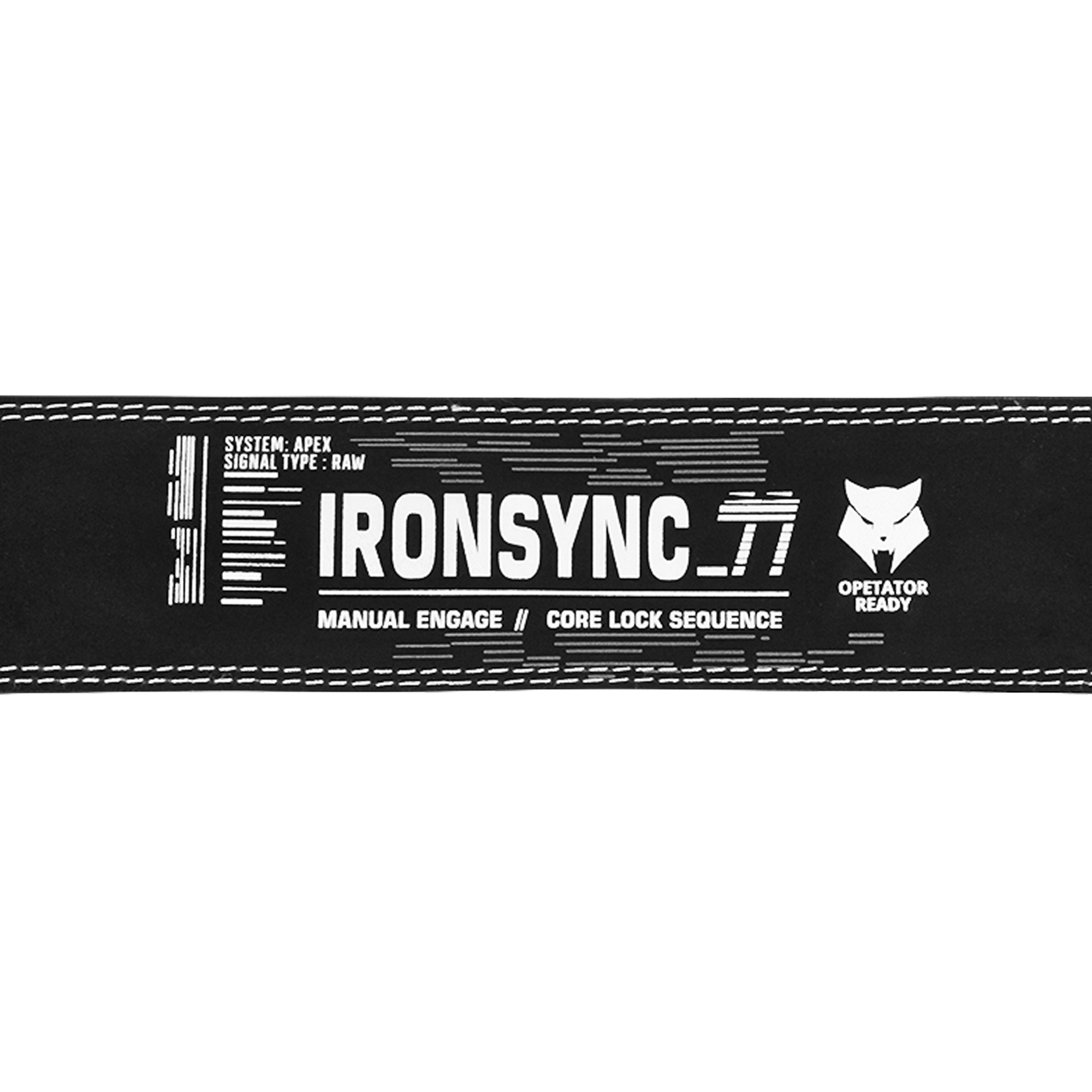 ApexWolf Alpha Power Lever Belt | White - angle 7